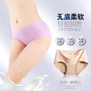 Underpants Spot C/P Value Off The Charts One-piece Ice Silk Seamless Girls Underwear Cotton Multicolor Average Size Underwear Cool Silk Super Comfortable Middle Waist Low Waist Comfortable Sexy 14 Colors