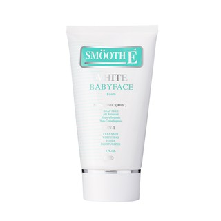 Smooth E White Babyface Foam สมูท อี ไวท์ เบบี้เฟซ โฟม โฟมสูตรไม่มีฟอง 120 กรัม