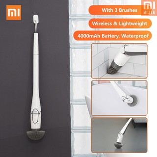 M&amp;j Mijia CL99 เครื่องทําความสะอาดไฟฟ้าไร้สาย อเนกประสงค์ พร้อมแปรง 3 ชิ้น