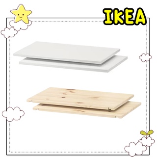 🌈รับหิ้วสินค้า IKEA🌈 ทรูฟัสท์ ชั้นวางของ, สีขาว/สีไม้ จำนวน 2 ชิ้น