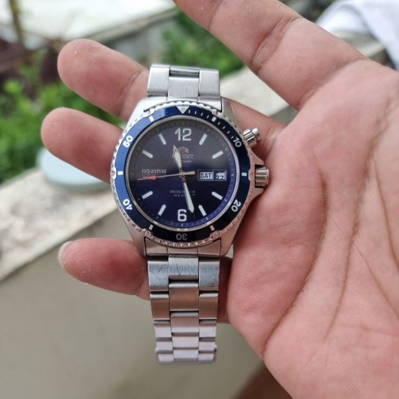 นาฬิกามือสอง Orient Limited Edition รุ่นฉลองกรุงเทพ 230 ปี (หน้าน้ำเงิน)No.051/800