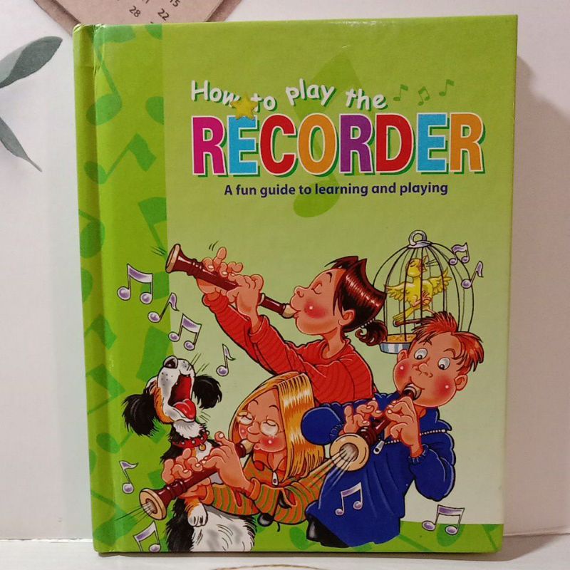 How to play the Recorder ปกแข็งมือสอง-be1/2