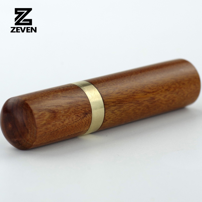 เย็บเข็มกระบอกเก็บ 1 ชิ้นทนทานปฏิบัติไม้เข็มกรณีกล่องสําหรับครอบครัวใช้และเครื่องมือหนัง - รูปที่ 2