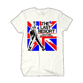 เสื้อยืดผ้าฝ้ายเสื้อยืด พิมพ์ลายวงดนตรี BAND THE LAST RESORTL XL  XXL 3XL