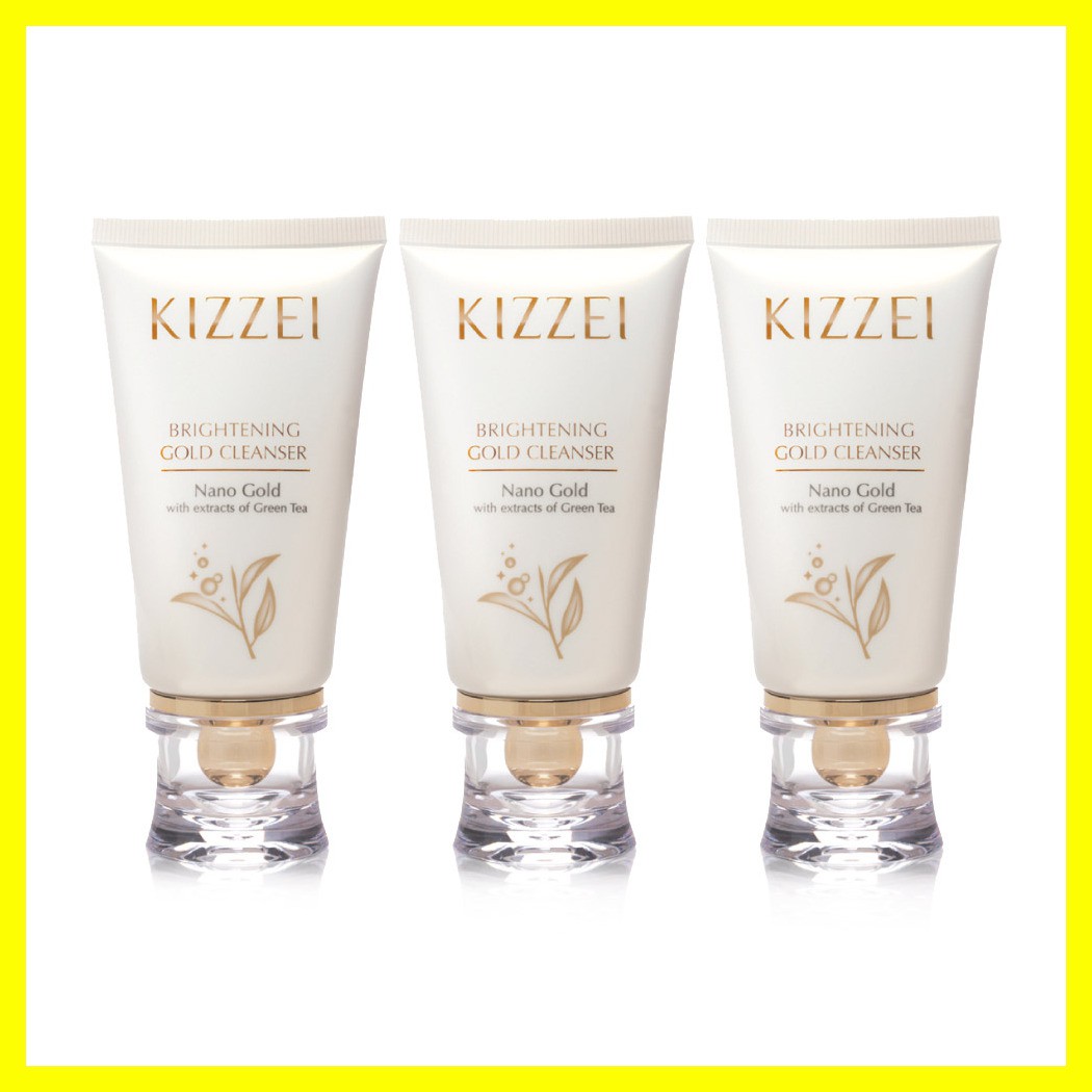 kizzei brightening gold cleanser