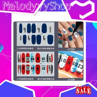 จ่าย 0 บาท⚡️โค้ดINC4LFF4⚡️ JY สติ๊กเกอร์ติดเล็บสินค้าพร้อมส่ง 🇹🇭nail stickers