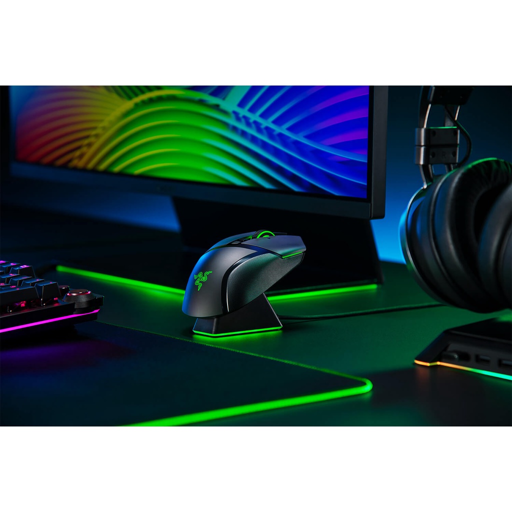 สินค้าพร้อมจัดส่ง เม้าส์ไร้สาย Razer Basilisk Ultimate with Charging ...