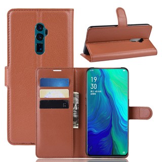 เคสโทรศัพท์หนัง ฝาพับ สำหำรับ OPPO Reno 10X Zoom Reno 5G 6.6 นิ้ว