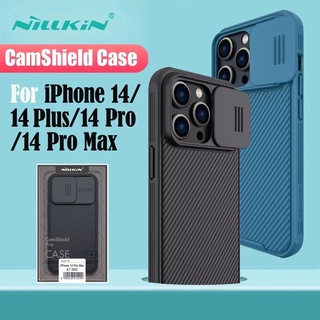 เคสสไลด์กันกล้อง  สำหรับ ไอโฟน  iPhone 14 pro max/14 pro/14 plus/14 สไลด์ เปิดปิดกันกล้อง nillkin camshield