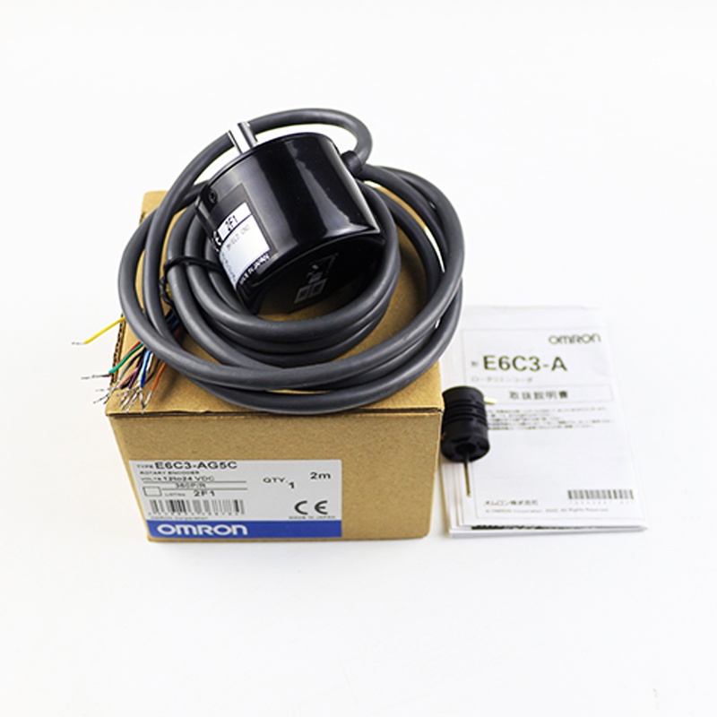 E6C3-CWZ5GH ญี่ปุ่นสีเทารหัส Absolute Value Encoder ความแม่นยําสูง Rotary Encoder 800P/R ยี่ห้อใหม่ 
