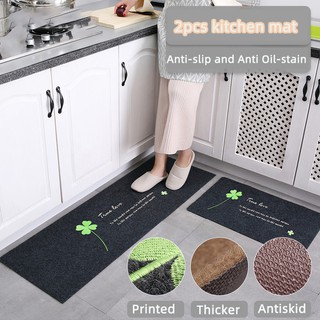 พรมเบาะ กันลื่น สำหรับห้องครัว 40X60+40x120ซม.2ชิ้น