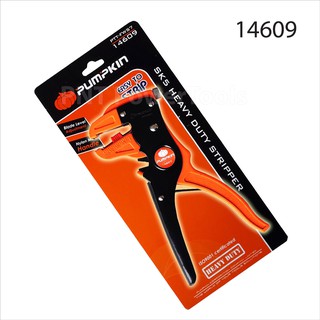 PUMPKIN คีมตัดปอกสายไฟอัตโนมัติ SK5 (14609) ใช้สำหรับปอกและตัดสายไฟ ที่มีเส้นผ่าศูนย์กลาง ตั้งแต่ขนาด 0.5 - 6.0 mm