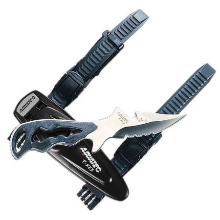 The AQUATEC T-Rex Dive knife Titanium Knife