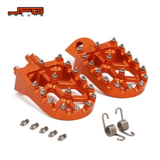 JFG MOTO Motorcycle CNC Foot Pegs Pedals Foot Rests For KTM SX SXF EXC EXCF XCF XCW XCFW 65 85 125 150 250 300 350 400 450 530 AD