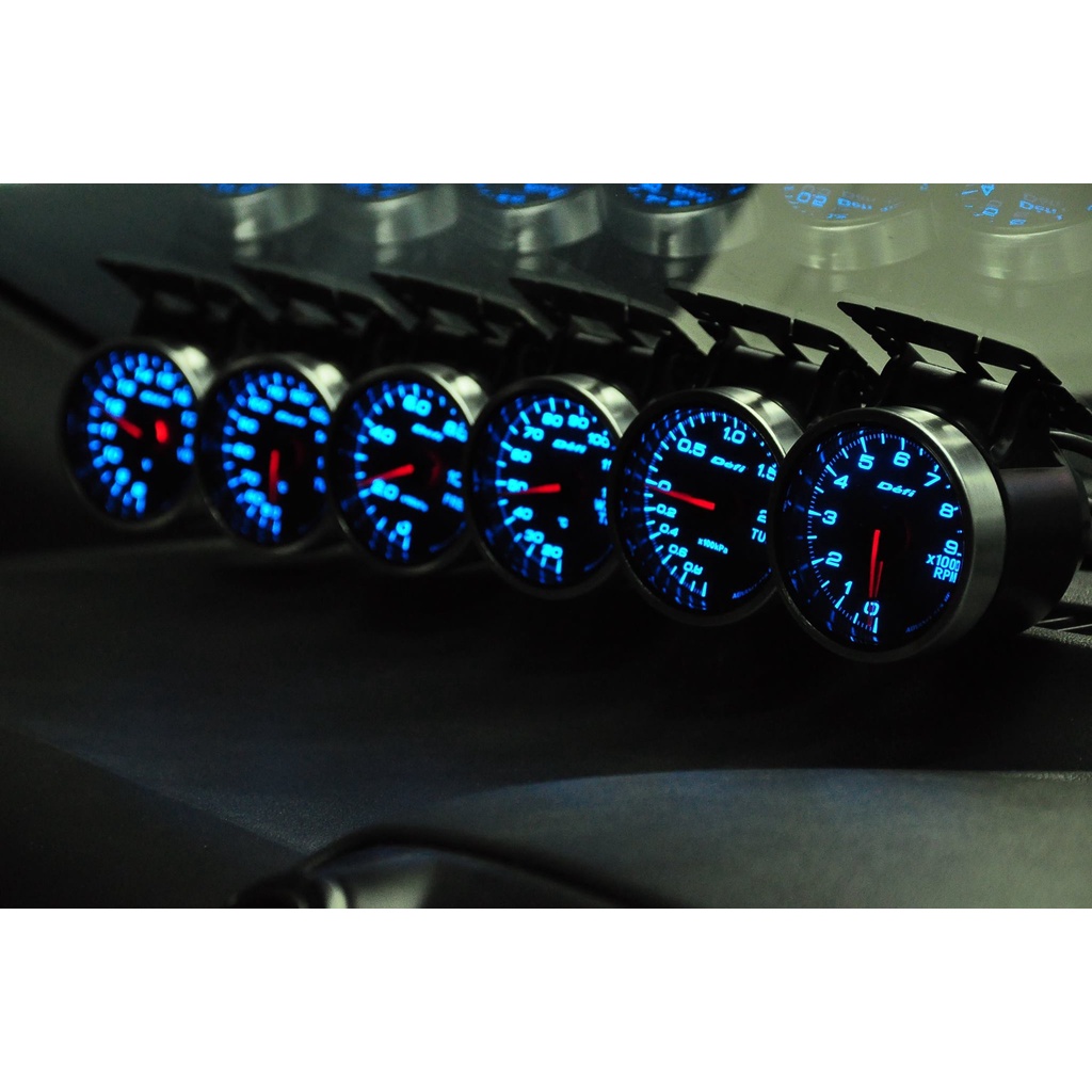 เกจ ดิฟฟี่ DEFI 255 แยกขาย เป็นตัว มี6ตัว RPM/WATER TEMP/VOLTS/BOOST ...