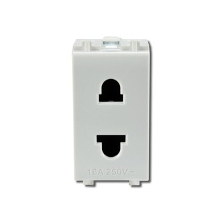 เต้ารับเดี่ยว 2 ขา + ม่าน SCHNEIDER 3426USM SINGLE SOCKETS 2P 3426USM SCHN