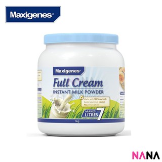 Maxigenes Full Cream Instant Milk Powder 1kg นมผงแบบละลายทันที