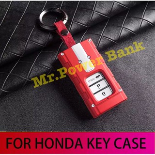 เคสกุญแจ​รถยนต์Honda รีโมทSmart Key ทรงฝาเครื่องVTEC
