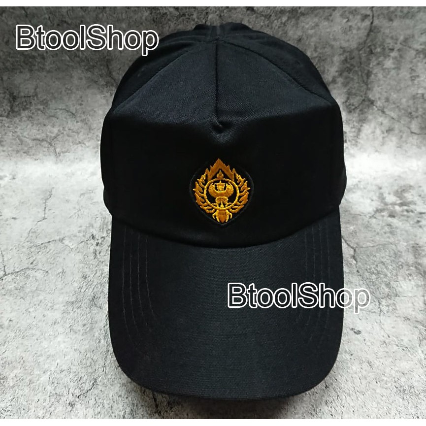 SD-017 หมวกแก๊ป สีดำตราครุฑ หมวกแก๊ปหน่วยงานข้าราชการ หมวกยุทธวิธี หมวก ...