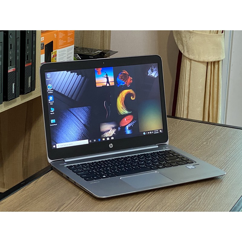 HP Elitebook Folio 1040 G3 i7-6600u SSD256GB RAM8GB คีย์ไฟ Win10Pro จอ Full HD สินค้ามือสอง