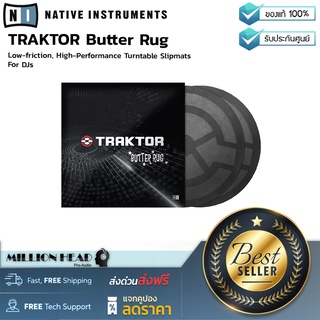 Native Instruments : TRAKTOR Butter Rug by Millionhead (แผ่นรองสำหรับแผ่น Vinyl DJ ที่จะช่วยให้สแครชแผ่นได้อย่างไหลลื่น)