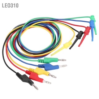 Leo310 ชุดปลั๊กกล้วยทดสอบ 30VAC 60VDC 15A สำหรับการบำรุงรักษา 5 ชิ้น