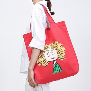 กระเป๋าผ้า : Peppermint Patty tote bag