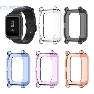 Cou ^ เคส Tpu ป้องกันสําหรับ Amazfit Bip S Smartwatch