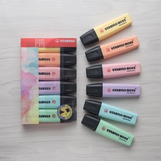 ☁️ Set 6 , Set 8 ☁️🌈STABILO BOSS Original Pastel คละสี {เลือกได้น้า}