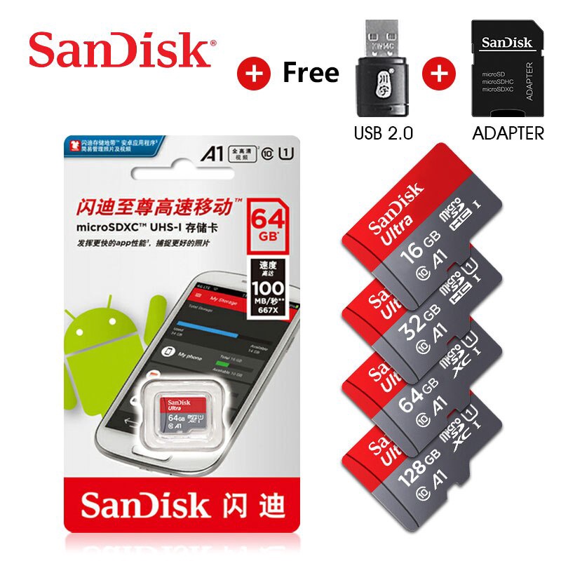 A1Micro SD card 512GB 100Mb/s TF card SDXC memory card 512GB cartao de memoria For tablet /smartphone