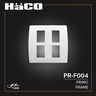 HACO Primo แผงหน้ากาก 4 ช่อง