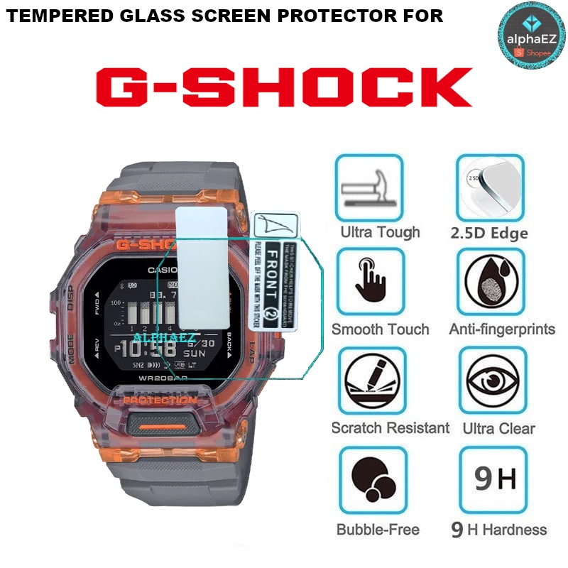 Casio G-Shock GBD-200SM-1A5 Series 9H นาฬิกากระจกนิรภัยป้องกันหน้าจอ GBD200 ฝาครอบทนต่อการขีดข่วน