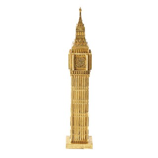 KASSA HOME รูปปั้นโพลีเรซิ่น The Big Ben รุ่น NY9399300 สีทอง