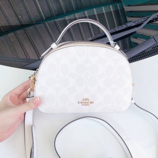 SERENA SATCHEL IN SIGNATURE CANVAS (COACH 1591)