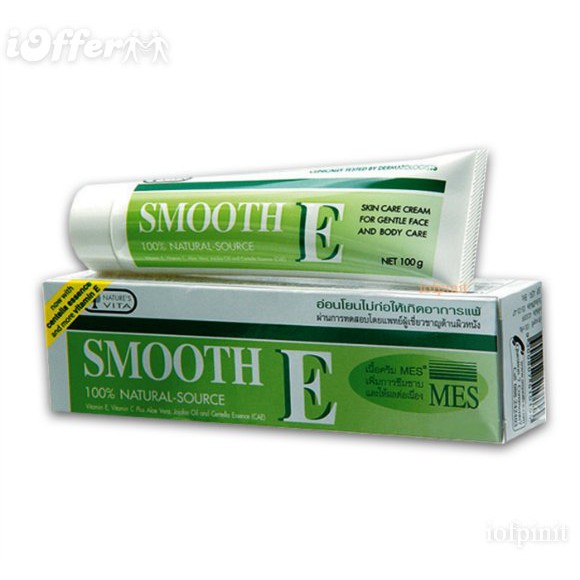Smooth E cream 100g สมูทอีครีม 100 กรัม บำรุงผิว เพิ่มความชุ่มชื้น ผิวนุ่ม แผลเป็น ลบรอย
