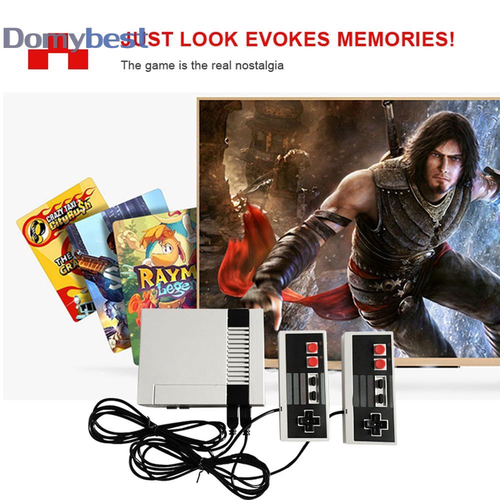 dom เครื่องเล่นเกม 8 bit nes มีด้ามจับ 500 เกม - domybest.th - ThaiPick