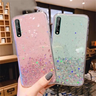 เคสโทรศัพท์มือถือ ซิลิโคน ลายกลิตเตอร์ สำหรับ VIVO S1 Pro V11 V11i V15 V17 V19 Neo Y11 Y12 Y15 Y17 Y19 Y20 Y20i Y31 Y91 Y91C