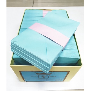 ซองฟ้าเบอร์7 1กล่อง 500ซอง