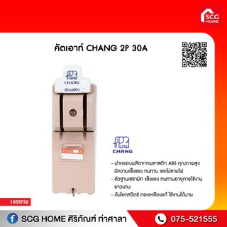 คัตเอาท์ CHANG 2P 30A