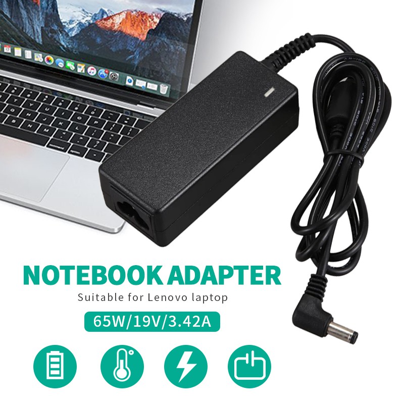 อแดปเตอร์ Lenovo AC Adapter 19V / 3.42A 65W 5.5 x 2.5mm C200 Y330 Power Supply Charger อะแดปเตอร์ สา