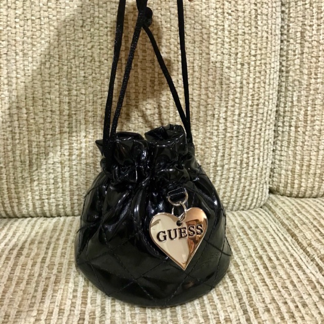 GUESS Watch Pouch Bag Purse Heart Charm with Pillow แท้💯