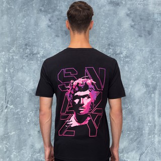 เสื้อยืดใหม่SNAZZY David masterpiece (Pink/Purple) เสื้อยืดชาย เสื้อยืดคอกลม เสื้อสตรีทS-3XL