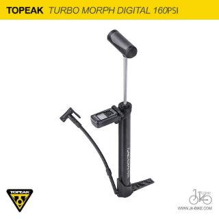 สูบลมพกพา TOPEAK TURBO MORPH DIGITAL 160psi PUMP