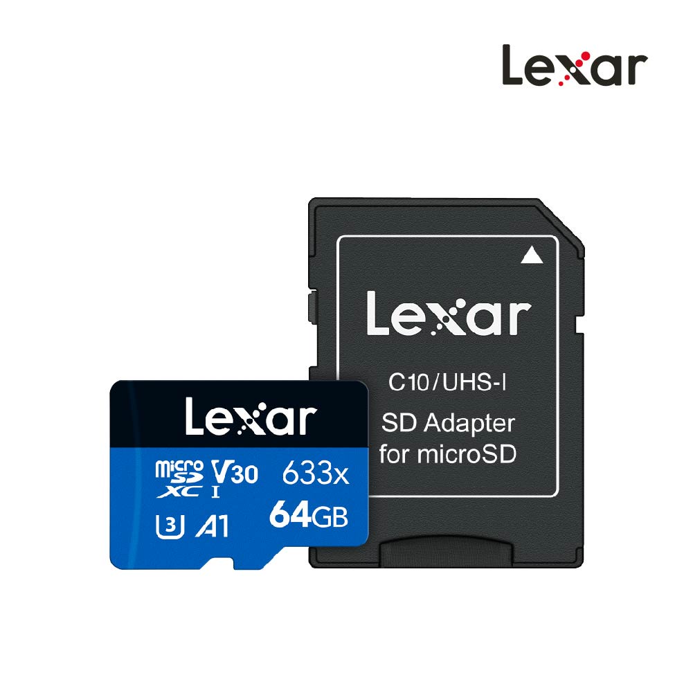 การ์ดหน่วยความจำ ไมโครเอสดีการ์ด LEXAR 633X MICROSD CARD 128GB WADAPTER RW100/45MB/S (LSDMI128BB633A)_4