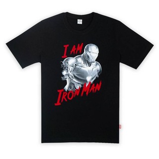 ถูกสุดๆเสื้อยืดมาร์เวล I AM IRONMAN-9030-BLรหัสเต็ม