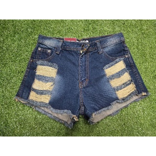 punny jeans กางเกงยีนส์ขาสั้น