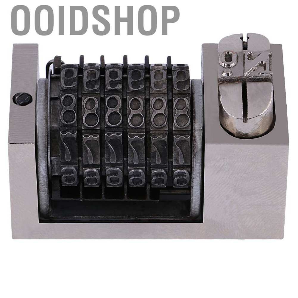 [Ready Stock] 5Pcs/set 6 Digits Numbering Machine Platen Rome Font ...