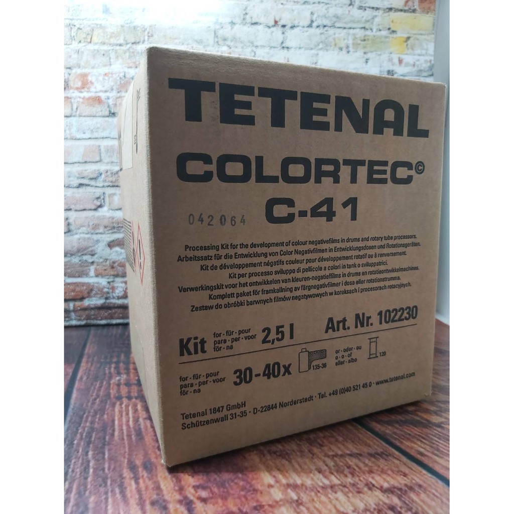 102230 น้ำยาล้างฟิล์มสี Negative C-41 ขนาด 2.5 ลิตร (1ชุด 6 ขวด)