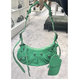 Balenciaga Cagole XS green