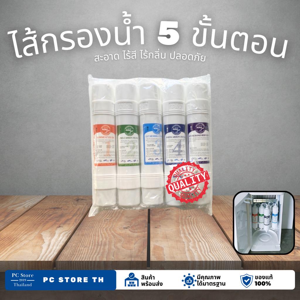 ไส้กรอง 5 ขั้นตอน ระบบ UF5 สำหรับตู้กดน้ำรุ่น TPB/TPW-UF5 ไส้กรองขนาด 12 นิ้ว